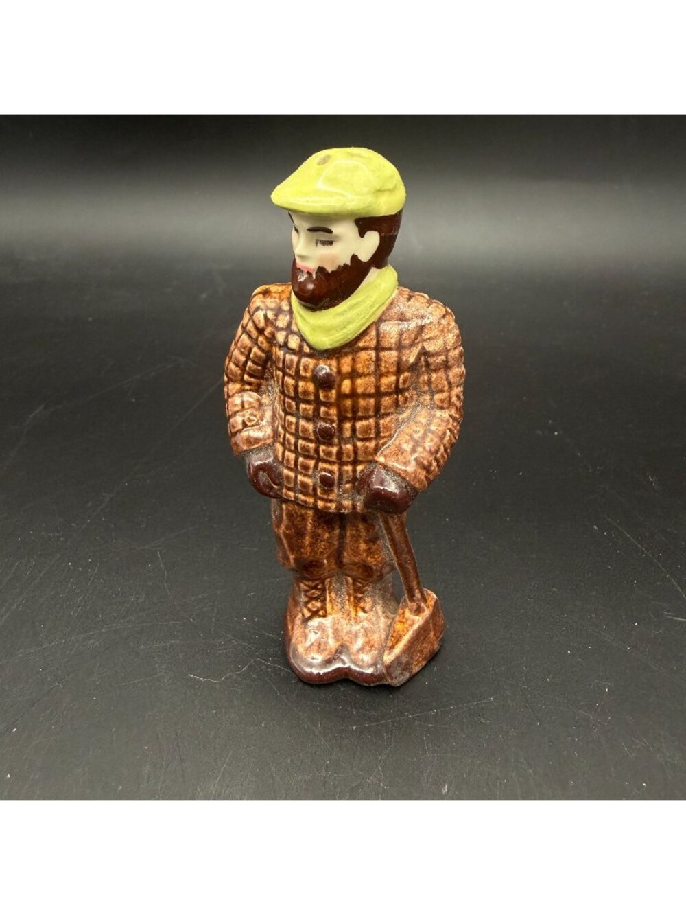 Vintage Ceramic Arts Studio Small Lumberjack Shaker Figurine